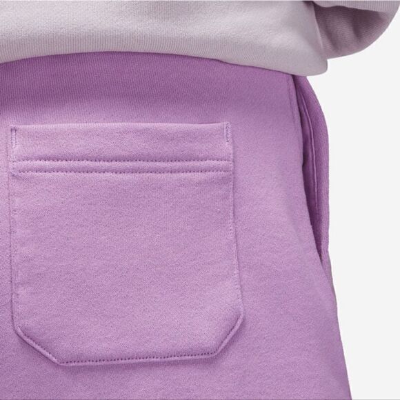 Air Jordan 1 3 4 Bi-Color Terry Fleece Shorts S Lilac Purple Jumpman DX0391-532 - Picture 4 of 16